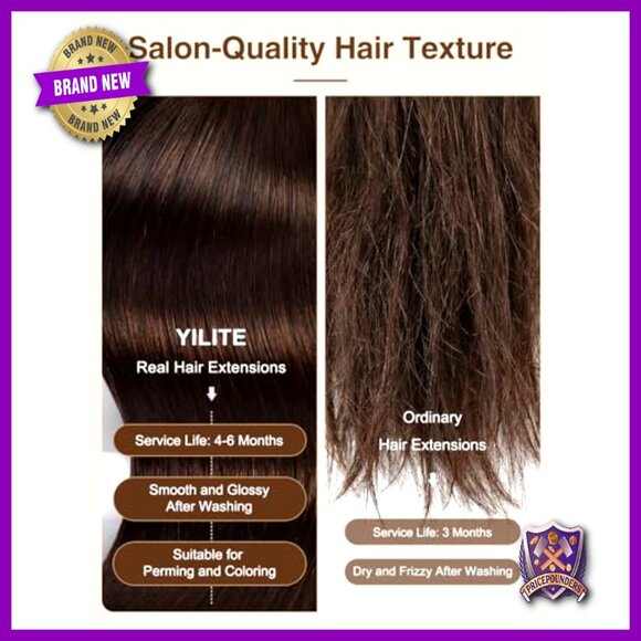22 Inch Tape In Hair Extensions 50g 20 Pieces Human Hair Salon Quality main image 6